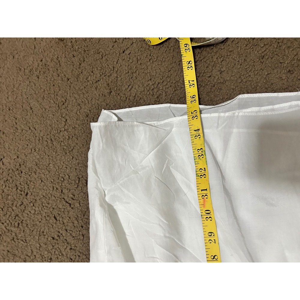 Reiss Gwen White Pleated V-Neck Sleeveless Mini Dress Size 12 Womens RN114836 - Picture 11 of 11